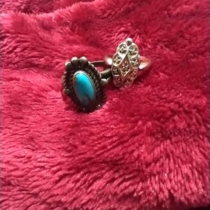 Sterling silver vintage rings